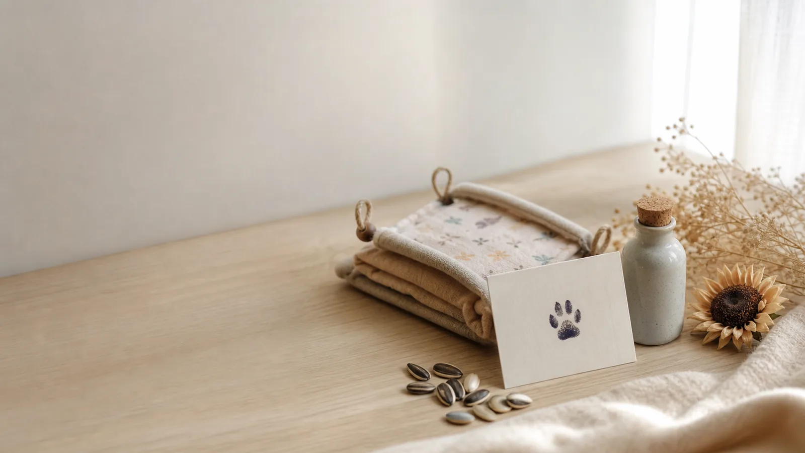 Rodent remembrance objects — AI-created editorial image, not a provider or facility